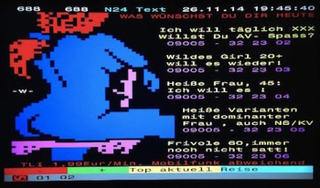 Illustration for article titled Cómo era ver porno antes de Internet en la era del Teletexto